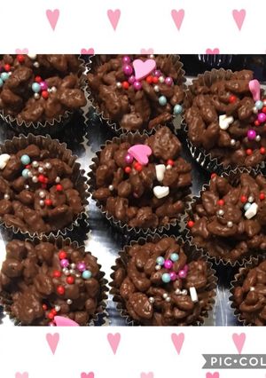 子供と簡単サクサクチョコレートクランチ☆-レシピのメイン写真