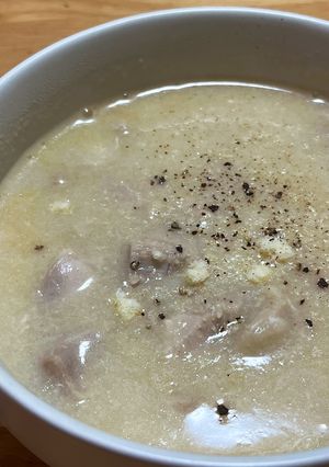 鶏肉の豆乳スープ-レシピのメイン写真