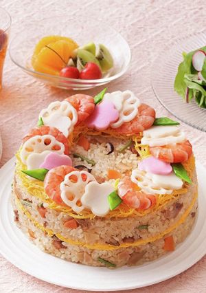 見た目華やか♪釜めしケーキ-レシピのメイン写真