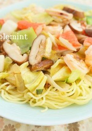 サッポロ一番スープであんかけかた焼きそば-レシピのメイン写真