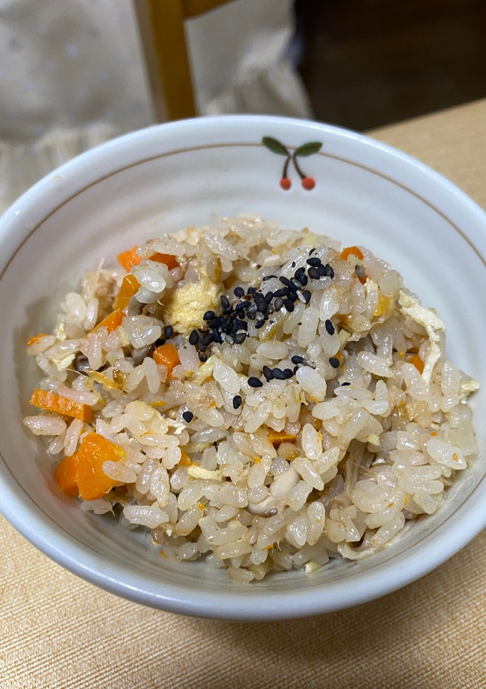 ツナ缶と油揚げの炊き込みご飯-レシピのメイン写真