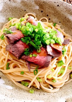 美味✿雲丹醤とローストビーフのパスタ✿-レシピのメイン写真