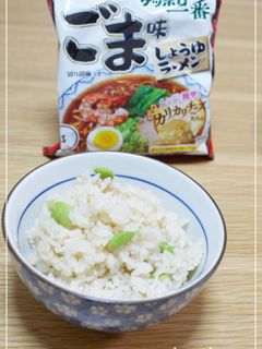 生姜の炊き込みご飯**ラーメンスープで♫-レシピのメイン写真