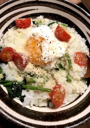 イタリアン風ラーメンとお変わりリゾット-レシピのメイン写真