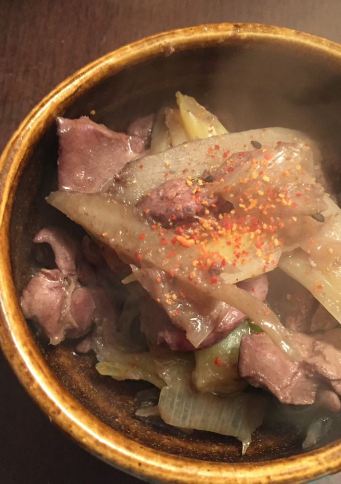 とりレバーの簡単ほっこり煮-レシピのメイン写真