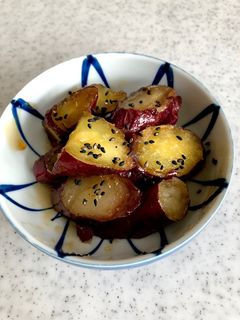 黒ホイル焼きいもで大学芋-レシピのメイン写真