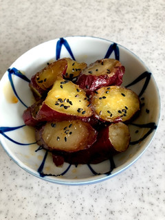 黒ホイル焼きいもで大学芋-レシピのメイン写真
