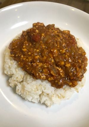 時短　キーマカレー-レシピのメイン写真