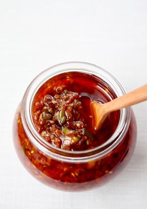 サッと手作り【食べるラー油（ネギにんにく-レシピのメイン写真