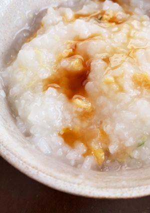 風邪で弱った体に…めちゃくちゃ簡単卵粥-レシピのメイン写真