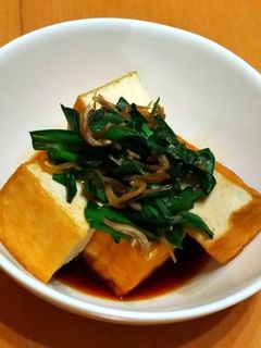 厚揚げニラしらす-レシピのメイン写真