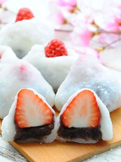 レンジでいちご大福-レシピのメイン写真