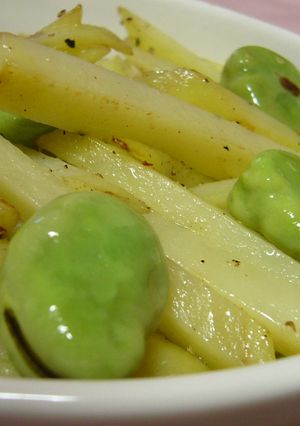 おつまみにも★空豆とじゃがいも炒め-レシピのメイン写真