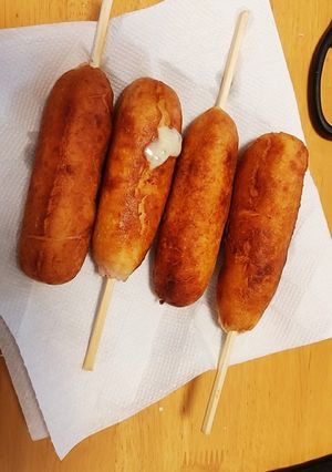 米粉アメリカンドッグ（アレルギー対応）-レシピのメイン写真