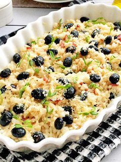 レンジで作る黒豆ともち麦のリゾット-レシピのメイン写真