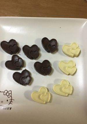 洗い物が最小限のバレンタインチョコ-レシピのメイン写真