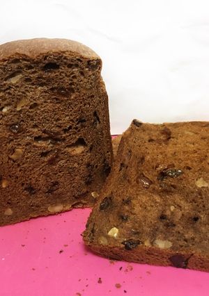 HBでナッツ＆フルーツ入りチョコパン-レシピのメイン写真