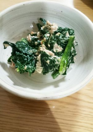 ほうれん草ツナ和え-レシピのメイン写真