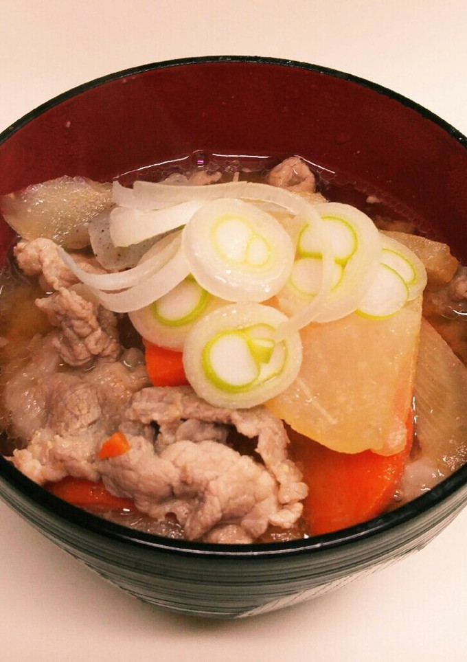 簡単♪野菜の水煮を使ってクイック豚汁☆-レシピのメイン写真