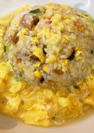サッポロ一番スープでお手軽あんかけ炒飯♪-レシピのメイン写真