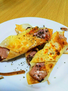 焼豚とろりチーズのパリパリ包み焼き-レシピのメイン写真