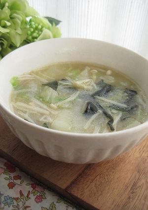 サッポロ一番お変わり白菜スープ-レシピのメイン写真