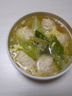 鶏つみれと白ねぎの生姜スープ-レシピのメイン写真