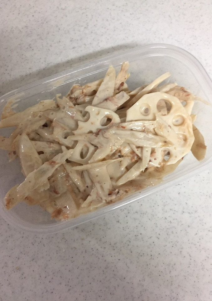 ごぼうとれんこんのマヨわさびサラダ-レシピのメイン写真