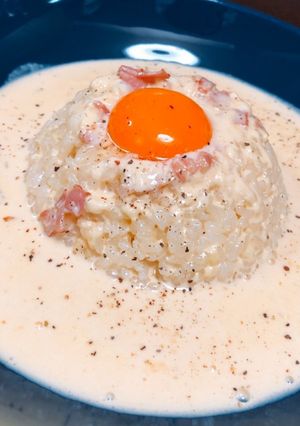 とっても簡単！カルボナーラライス-レシピのメイン写真