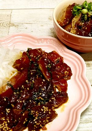 簡単美味しいお刺身の漬け！丼にも♪-レシピのメイン写真