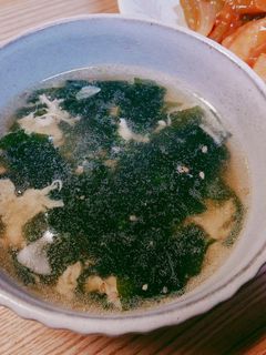 お手軽ワカメスープ#お手軽スープシリーズ-レシピのメイン写真