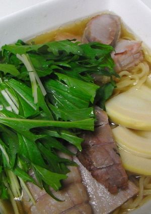 茹で塩豚で…竹の子＆チャーシュー麺♪-レシピのメイン写真