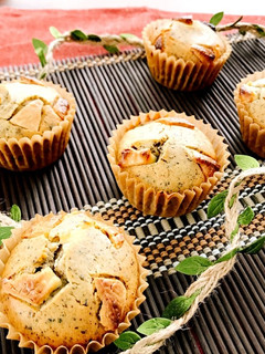ホワイトデー♡ほうじ茶とチョコのマフィン-レシピのメイン写真