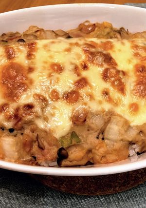 こっくり☆白菜とベーコンの味噌豆乳ドリア-レシピのメイン写真