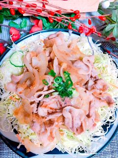 豚バラ肉(薄)de生姜焼き(^^♪-レシピのメイン写真