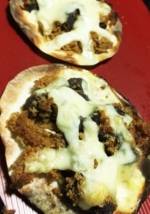 饅頭 リメイク あんこピッツァ-レシピのメイン写真