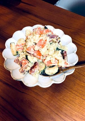 ごろごろズッキーニのポテトサラダ-レシピのメイン写真