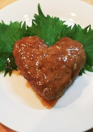 てりやきバーグ★バレンタインにも-レシピのメイン写真