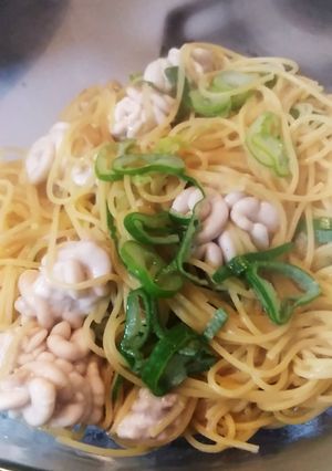 たらの白子のペペロンチーノ☺-レシピのメイン写真