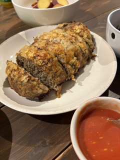 ポテトチップスでミートローフ✨-レシピのメイン写真