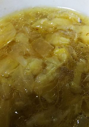 簡単美味・豚茹で汁で作る野菜スープ-レシピのメイン写真