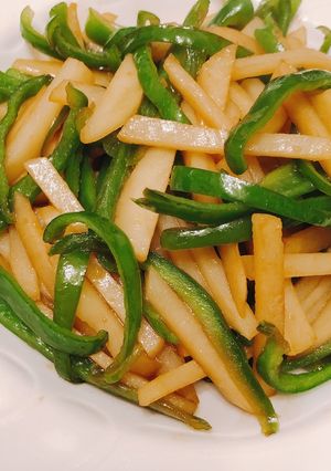 じゃがいもとピーマンの中華炒め-レシピのメイン写真