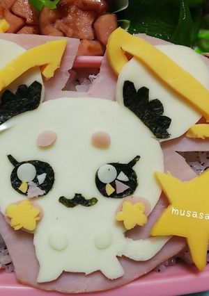 プリキュアキャラ弁☆フワ-レシピのメイン写真