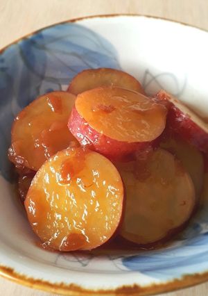 お弁当にも♪さつまいものはちみつ梅煮-レシピのメイン写真