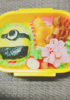 キャラ弁(ミニオン)ご飯-レシピのメイン写真