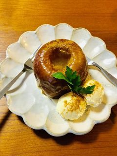 果汁あふれる♡焼きリンゴ-レシピのメイン写真