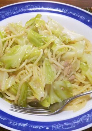 ワンポット☆キャベツとツナのパスタ-レシピのメイン写真