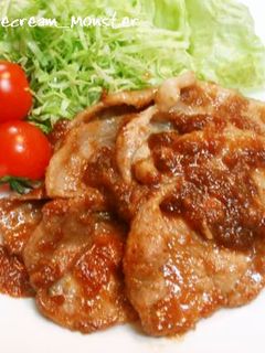 ごはんが進む!甘辛味の豚肉の生姜焼き-レシピのメイン写真