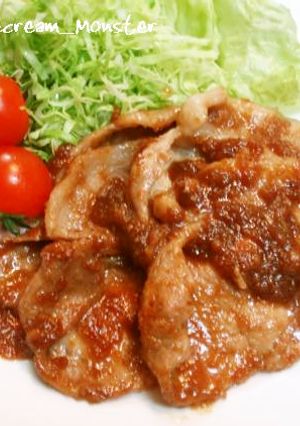 ごはんが進む！甘辛味の豚肉の生姜焼き-レシピのメイン写真