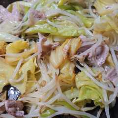 ホッとプレートで簡単野菜炒め-レシピのメイン写真